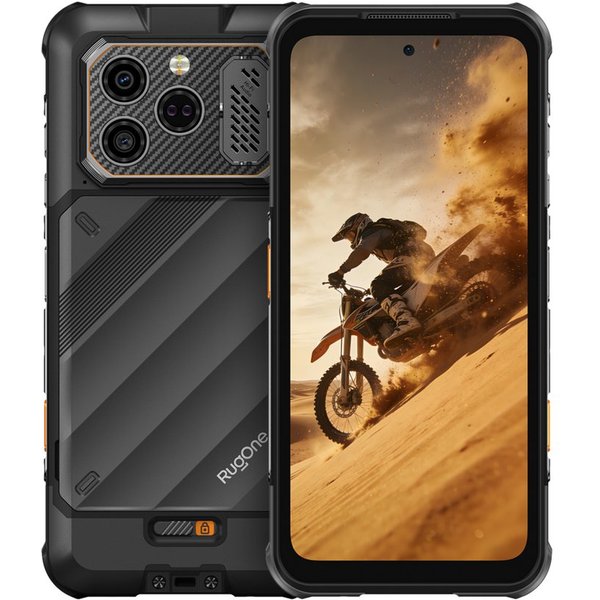 RugOne Xever 8 Outdoor Rugged 4G eSim Handy IP68/IP69K Smartphone (128 GB Speicherplatz)