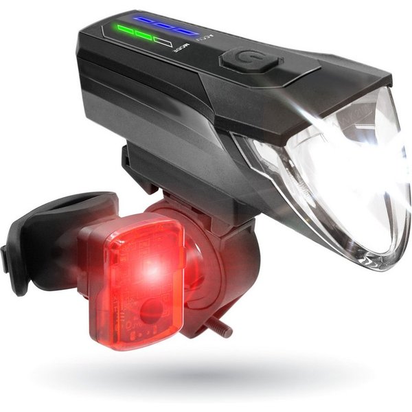 bergsteiger Fahrradbeleuchtung Licht LED Set, Lampenset, Fahrradbeleuchtung, Original Fahrrad-Zubehör