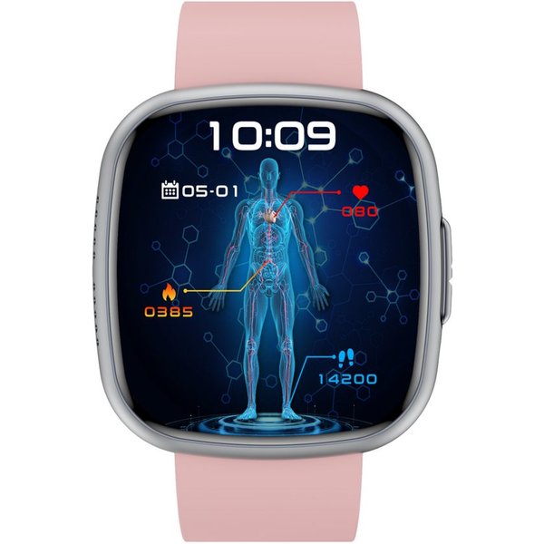 Knauermann Neo 2 Telefon & Notruf EKG-Messung Blutdruck Puls Smartwatch, Bluetooth