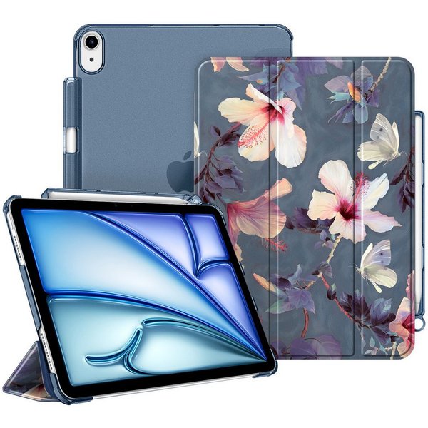 Fintie Tablet-Hülle für iPad Air 11'' M4/M3/M2(2026/2025/2024), iPad Air 5/4 Gen 2022/2020 10.9 Zoll, mit Stifthalter, ultradünne leichte Hülle mit transparente
