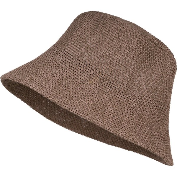 styleBREAKER Fischerhut Fischerhut aus Papierstroh - Knautschhut (1-St)
