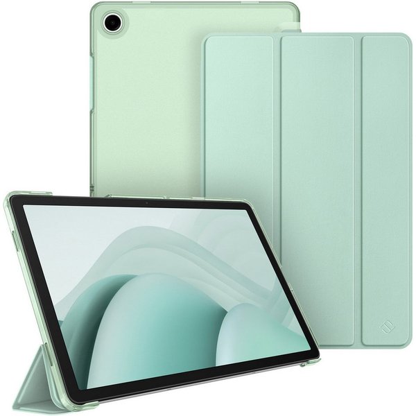 Fintie Tablet-Hülle für Samsung Galaxy Tab A11+ Plus 11" 2025 / Tab A9+ Plus 11 Zoll 2023 11 Zoll, Ultradünn Schutzhülle mit Translucent Rückseite in Matt-Optik