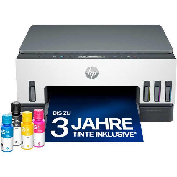 HP Smart Tank 7005 Multifunktionsdrucker, (WLAN (Wi-Fi), Bluetooth, Wi-Fi Direct, Bis zu 20€ Cashback sichern! Nur bis zum 31.10.2026)