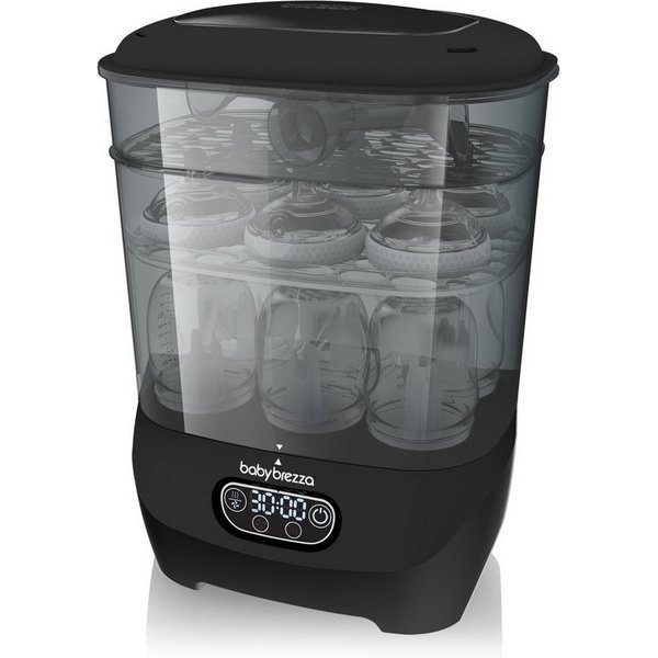 Baby Brezza Dampfsterilisator Sterilisator mit Trocknungsfunktion & HEPA-Filter für Babyflaschen, Dampfsterilisation mit HEPA-Trocknung – hygienisch & chemiefre