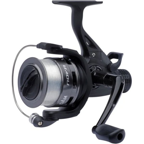 DAM Fishing Spinnrolle Quick Nova FS Spinning Reel Rolle in 4 Größen mit Schnur Freilaufrolle), Freilaufrolle