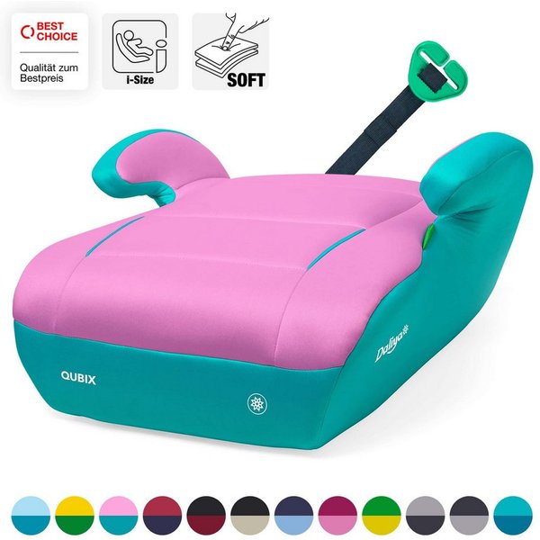 Daliya® Kindersitzerhöhung QUBIX I-Size Sitzerhöhung, Kindersitzerhöhung, Kindersitz, ab: ab 6 Jahre oder 125cm Körpergröße, bis: bis 12 Jahre oder 150cm Körper