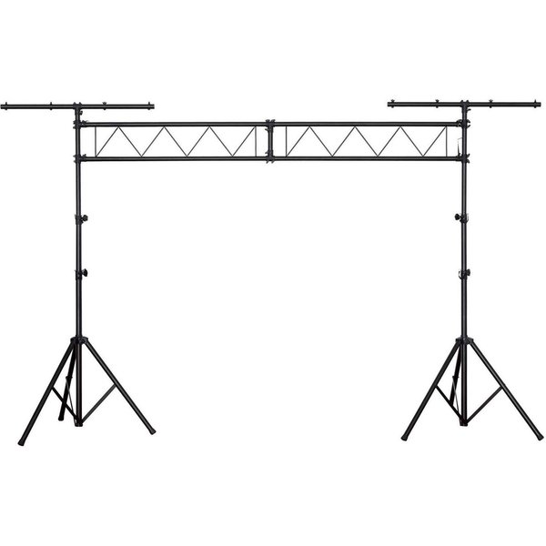 Showlite LTS-100 Traversen System Höhenverstellbar, Belastbar bis 75kg Lampenstativ (Höhenverstellbar von 1,50 - 3,00 Meter)