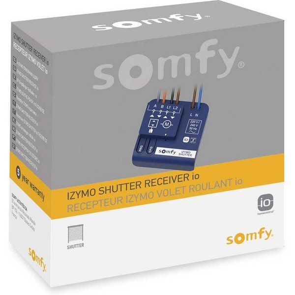SOMFY GmbH Funk-Empfangsmodul Somfy IZYMO io Unterputz Rollladen Funk Empfänger Shutter Receiver, für Rollladen, 1-tlg.