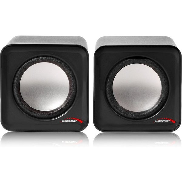 Audiocore AC870 PC-Lautsprecher Stereo, 2.0 (6 W, Lautstärkeregelung)