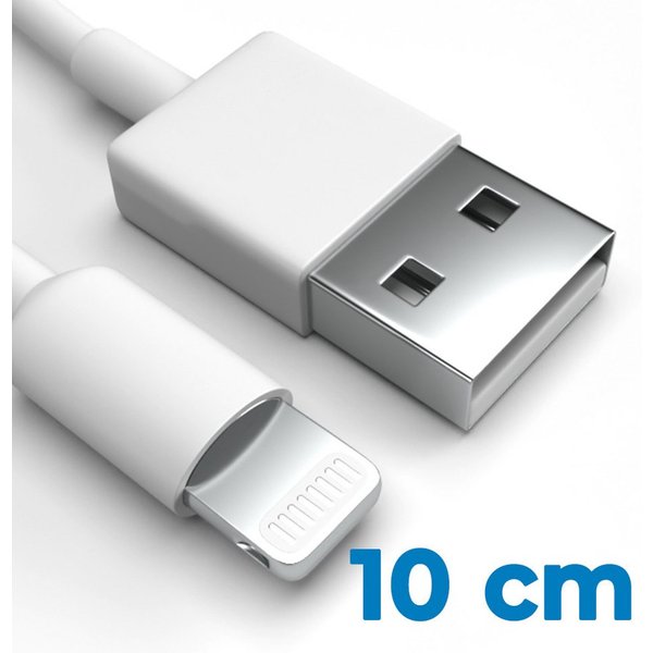 Justcom Apple iPhone 13 USB-Kabel, Lightning, USB-A (10 cm), Schnellladekabel, Datenkabel, Handy, Tablet