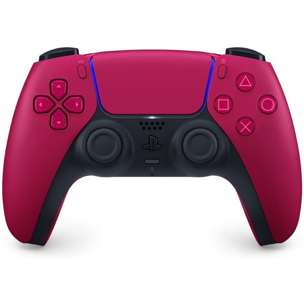 Playstation PS5 DualSense Wireless Controller Cosmic Red + SA DualSense Wireless-Controller (inkl. 2x Stickabdeckung/Schutz (Farbe zufällig)