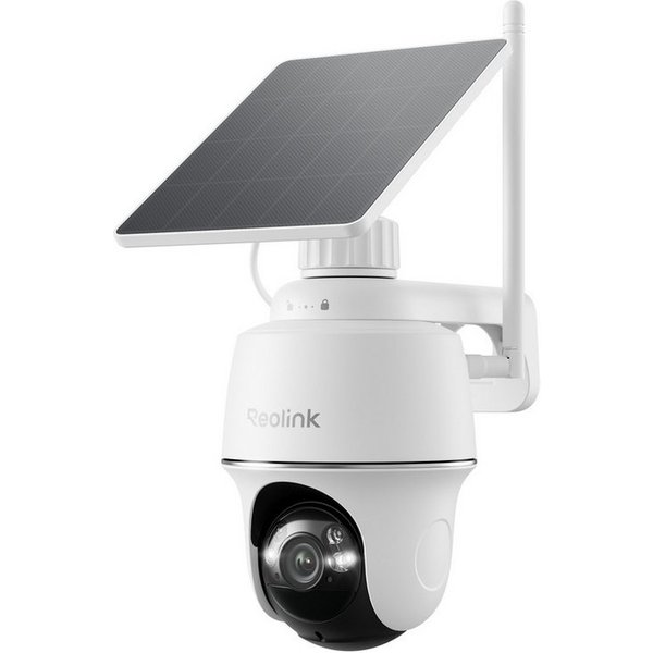 Reolink Überwachungskamera PTCam ProHD 5MP mit Solarpanel, 2,4/5GHz WLAN (Außenbereich, 1-tlg., 2K+,PIR-Erkennung,IR-Nachtsicht,Solarbetrieben,Zwei-Wege-Audio)
