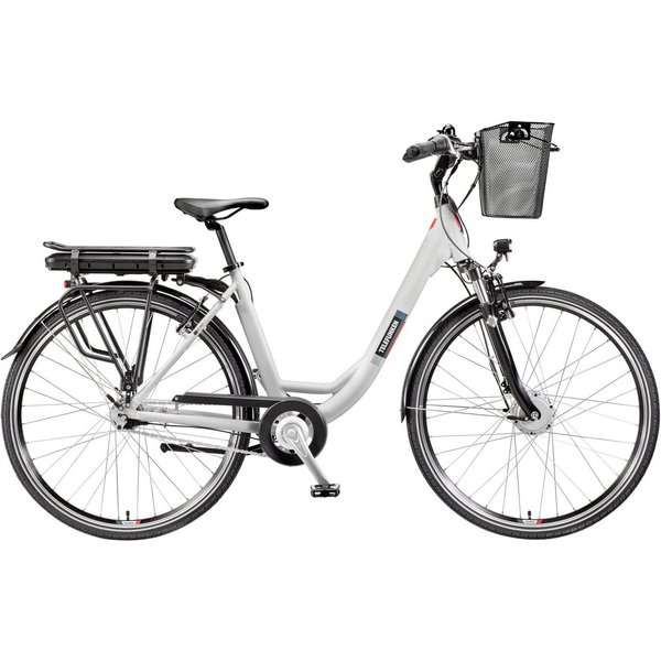 Telefunken E-Bike Cityrad Multitalent RC667, 7 Gang Shimano Nexus Schaltwerk, Nabenschaltung, Frontmotor, 536,5 Wh, Pedelec, Elektrofahrrad, Damen, Herren, inne