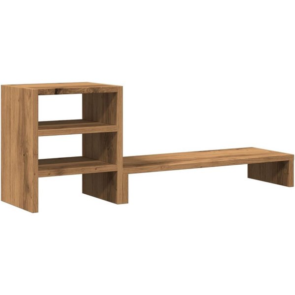 vidaXL Monitorständer Monitorständer mit Schreibtisch-Organizer Artisan-Eiche