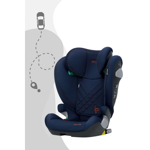 RECARO Autokindersitz Avova Sora-Fix ab 100 cm - 150 cm, Kopfstütze ist 12-fach verstellbar