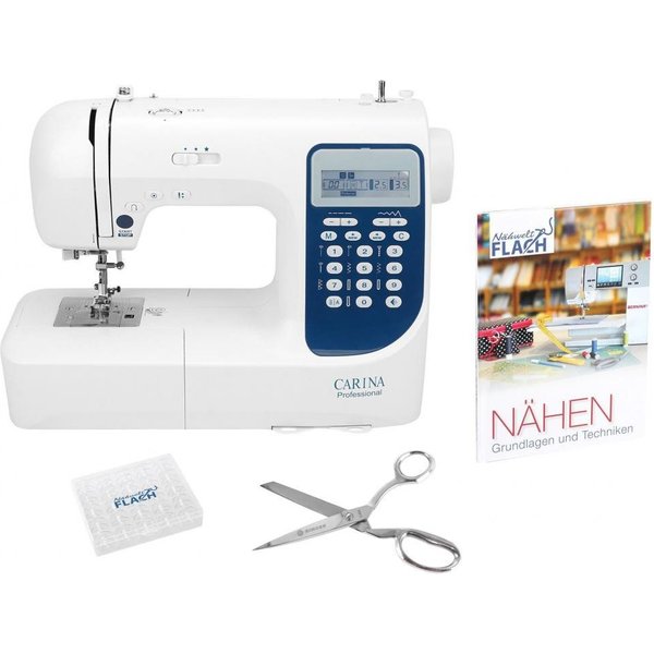 Carina Nähmaschine - Professional Rundum-sorglos Starter-Set, 206 Programme