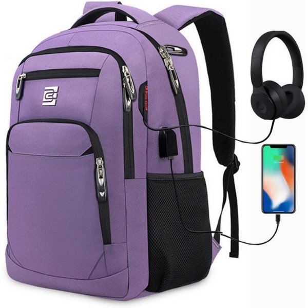 MODFU Laptoprucksack Laptop Rucksack Rucksäcke Schulrucksack Laptoptasche Wasserbeständig (Laptop Notebook Tasche Schule Uni Rucksack Freizeitrucksack, Anti-Die