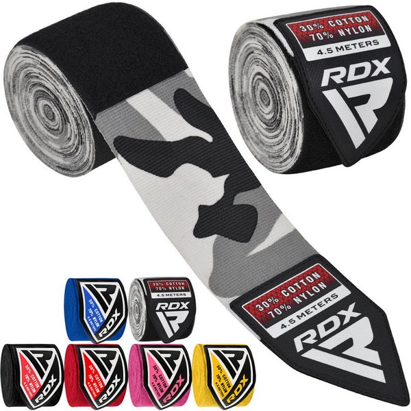 RDX Sports Boxbandagen RDX 4.5m Profi Boxbandagen Boxen MMA Muay Thai, Elastisch Handbandagen