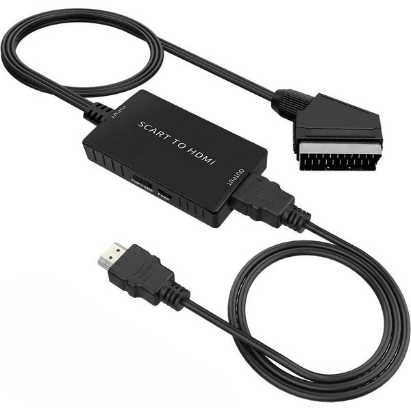 Bundviel AV zu HDMI Adapter,1080P Composite CVBS AV zu HDMI Video Audio HDMI-Adapter zu RCA, HDMI