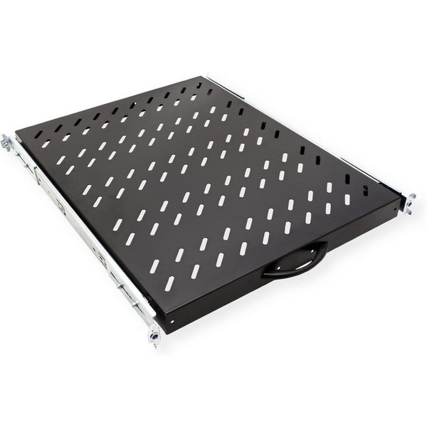 VALUE Netzwerkschrank 19-Zoll-Fachboden ausziehbar, 420 x 568 mm, 25kg Traglast