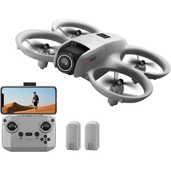 OKYUK Mini Drohne i1 Pro, 4K Kamera, Hindernisvermeidung, 2 Akkus Quadrocopter