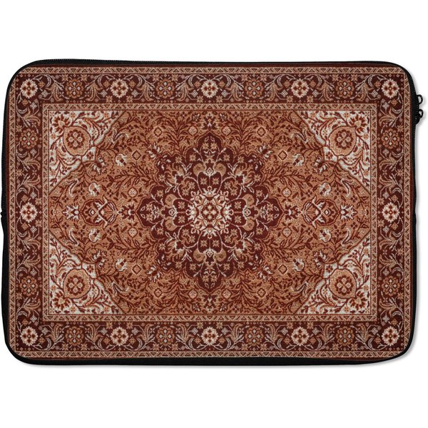 MuchoWow Laptop-Hülle Persischer Teppich - Teppich - Mandala - Braun 14 Zoll, Schutzhülle für Laptop, Schutz gegen Kratzern, Laptoptasche
