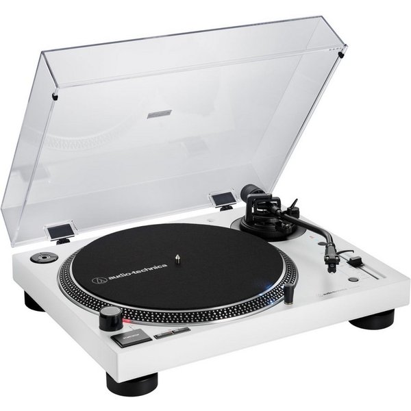 audio-technica AT-LP120XBTUSBBK Plattenspieler (Bluetooth & USB Plattenspieler in Weiß)