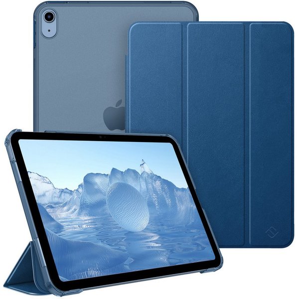 Fintie Tablet-Hülle für iPad 11. Generation 2025 (A16) 11 Zoll, iPad 10. Generation 2022 10.9 Zoll, Ultradünn Case mit transparenter Rückseite Abdeckung, Auto S
