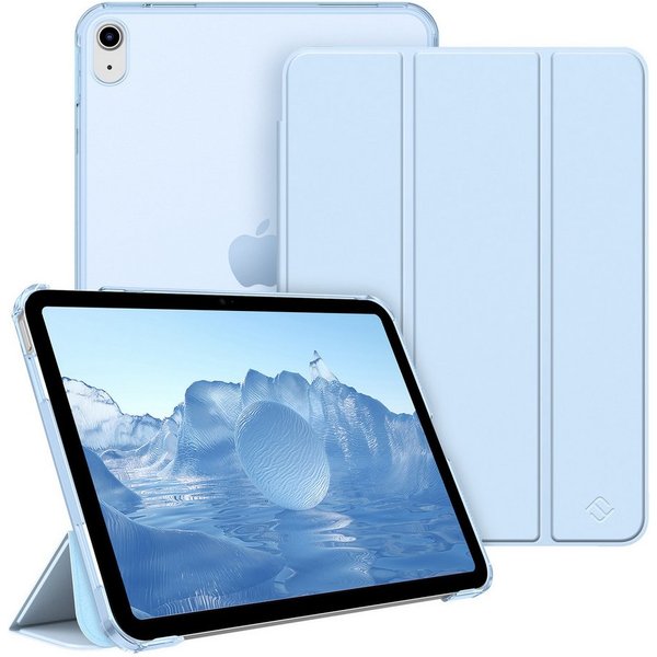 Fintie Tablet-Hülle für iPad 11. Generation 2025 (A16) 11 Zoll, iPad 10. Generation 2022 10.9 Zoll, Ultradünn Case mit transparenter Rückseite Abdeckung, Auto S