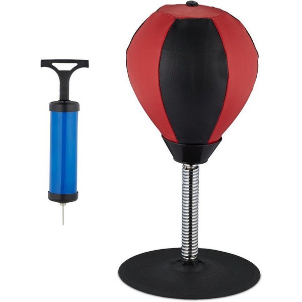 relaxdays Punchingball Tisch Boxsack (2-tlg)