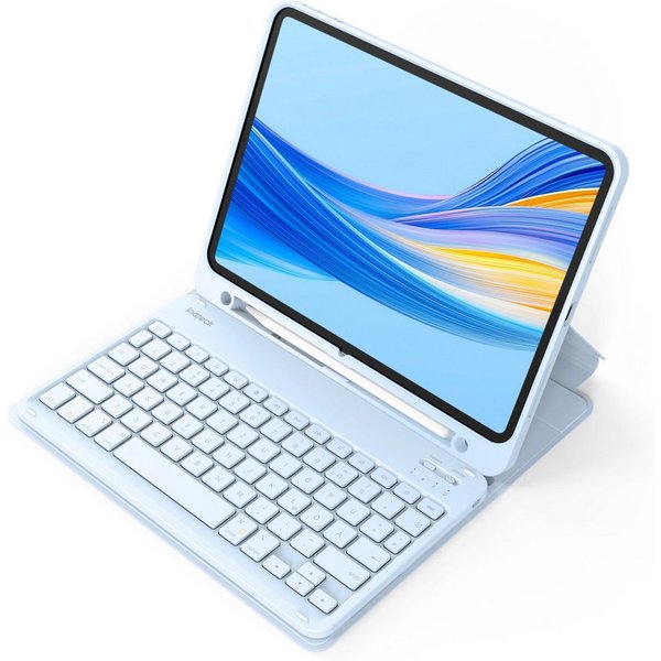 Inateck Tastatur Hülle für iPad 11Gen A16, iPad 10, iPad Air 11'' M4 M3 iPad-Tastatur