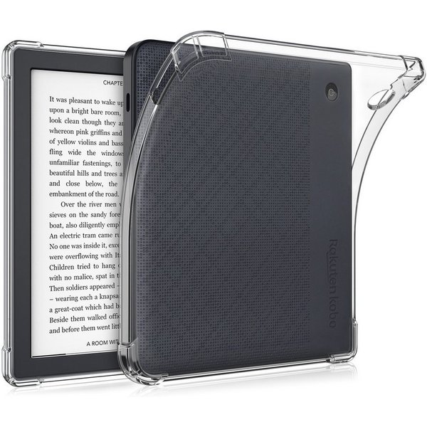Fintie E-Reader-Hülle für Tolino Vision Color 2024/Vision 6 2021 & Kobo Libra Colour/Libra 2 7 Zoll, Clear Weiche TPU Case, Durchsichtig Stoßfest Anti-Scratch C