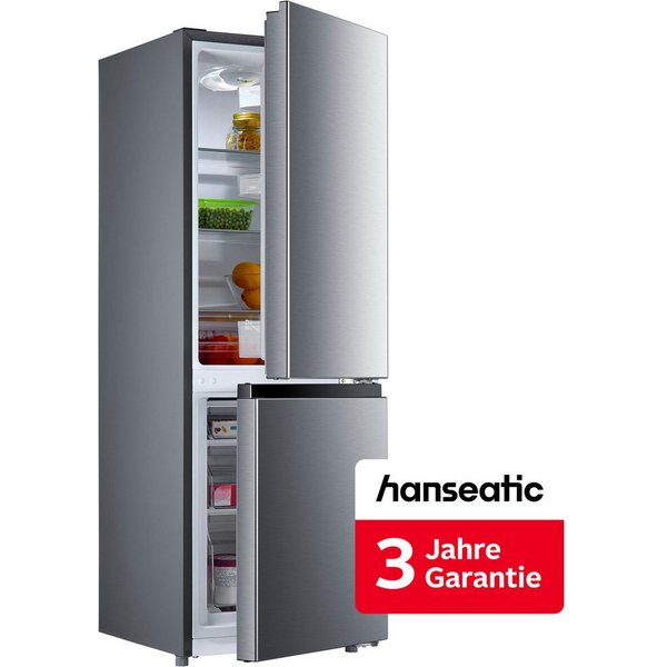 Hanseatic Kühl-/Gefrierkombination HKGK14349BI, 143 cm hoch, 49,5 cm breit, inkl. 3 Jahre Herstellergarantie