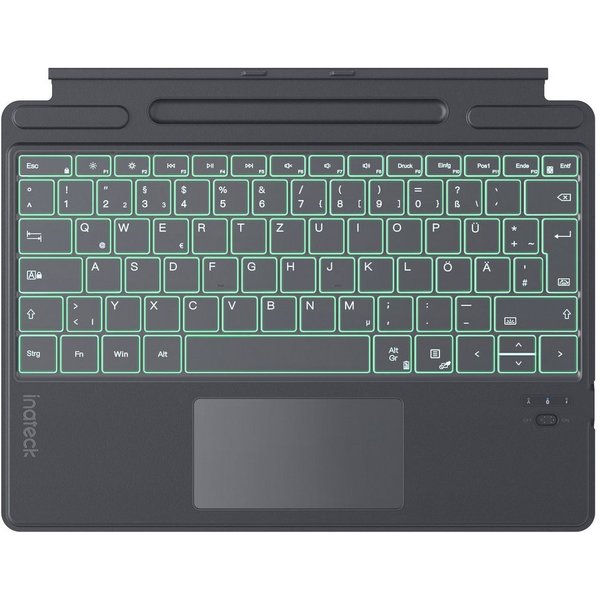 Inateck Tastatur für Surface Pro 12(13 Zoll)11/10, AI-Funktion,mit Touchpad Tablet-Tastatur (für Surface Pro 9/8/X (1./2./3. Generation)