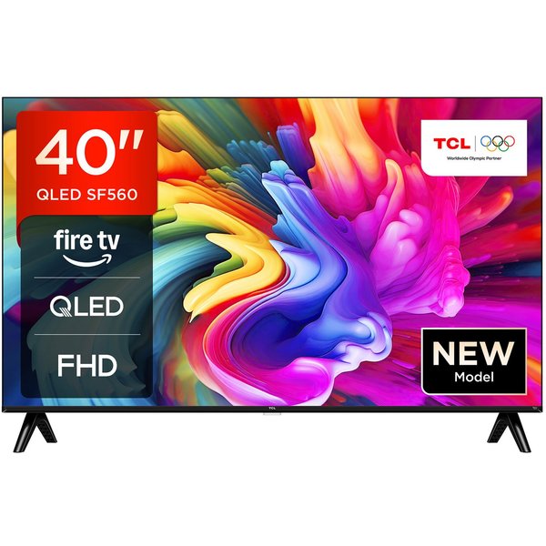 TCL 40SF560 QLED-Fernseher (100 cm/40 Zoll, Full HD, Fire TV, Fire TV / Smart TV, HDR, Alexa, Triple-Tuner)