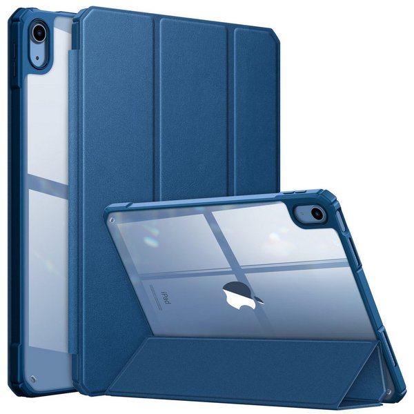 Fintie Tablet-Hülle für iPad 11. Generation 2025 11"(A16), iPad 10. Generation 2022 10.9", Ultradünn Case mit transparenter Rückseite Abdeckung, Auto Schlaf/Wac