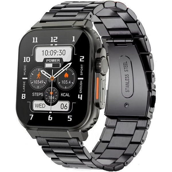 Lige Smart Watch Ultra Herren mit Telefonfunktion, Fitness-Tracker Smartwatch, IP67 Wasserdicht, 100+ Sportmodi, Schlafüberwachung
