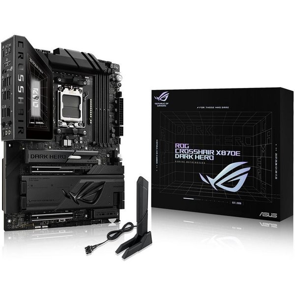 Asus ROG CROSSHAIR X870E DARK HERO Mainboard, ATX DDR5 PCIe 5.0 WiFi 7 AM5