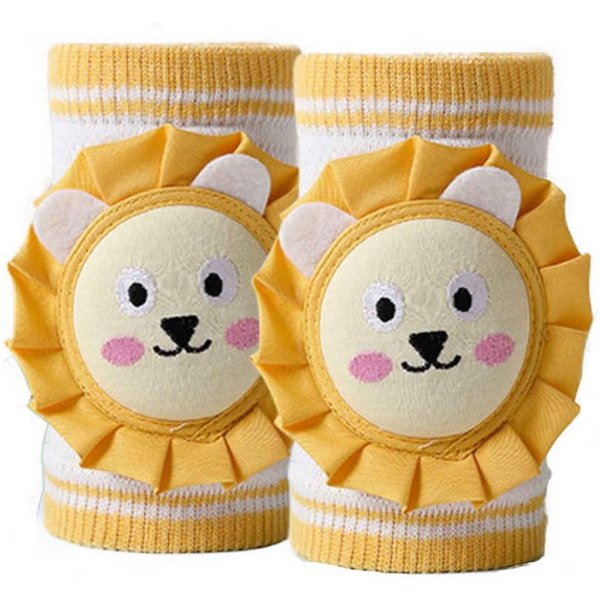 KINSI Knieschutz Baby Knieschützer, Krabbelschutz, Knie Ellbogen Schoner, 2 Paar, Rutschfeste Knieschoner, für Jungen und Mädchen