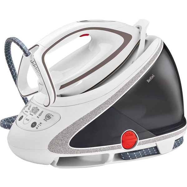 Tefal Dampfbügelstation Pro Express Ultimate, 7,7 Bar, 2600 Watt, Kalk-Kollektor, 1900 ml Wassertank, 155 g/Min. Dampfleistung, 500 g/Min. extra Dampfstoß, GV95