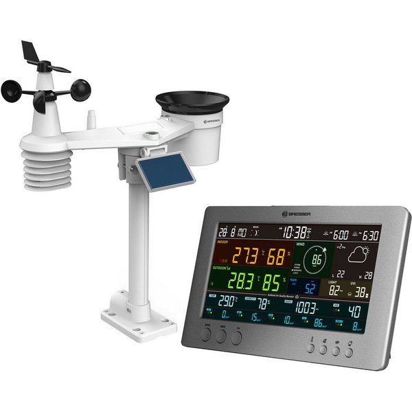 BRESSER BRESSER Smarte Tuya Profi-Wetterstation mit 7-in-1-Sensor Wetterstation