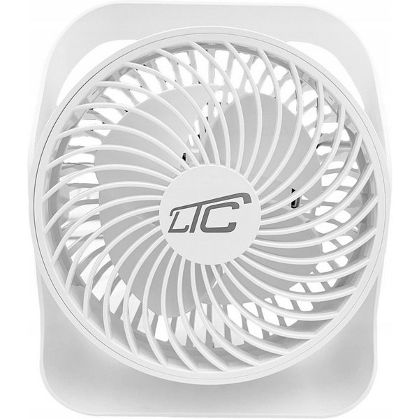 LTC Tischventilator LXWB16 Kabelloser Tischventilator 4 Geschwindigkeiten 5W, Desktop-Lüfter 2000 mAh Akku