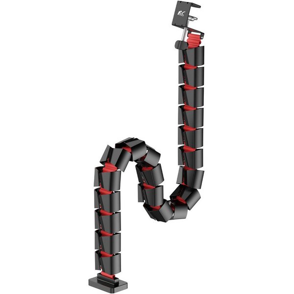 NanoRS Kabelführung RS125 Kabelkanal Organizer 1345 mm, Modularer Kabelorganizer im Gaming-Stil