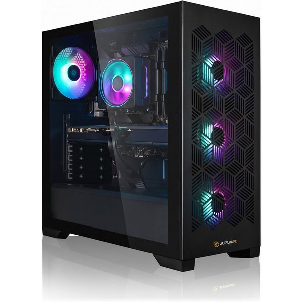 AurumPC R7 5700X mit RTX5060Ti 8GB und 32GB DDR4 RAM Gaming-PC (AMD Ryzen 7 5700X, GeForce RTX 5060Ti, 32 GB RAM, 1000 GB SSD, Luftkühlung, Windows 11, WLAN)