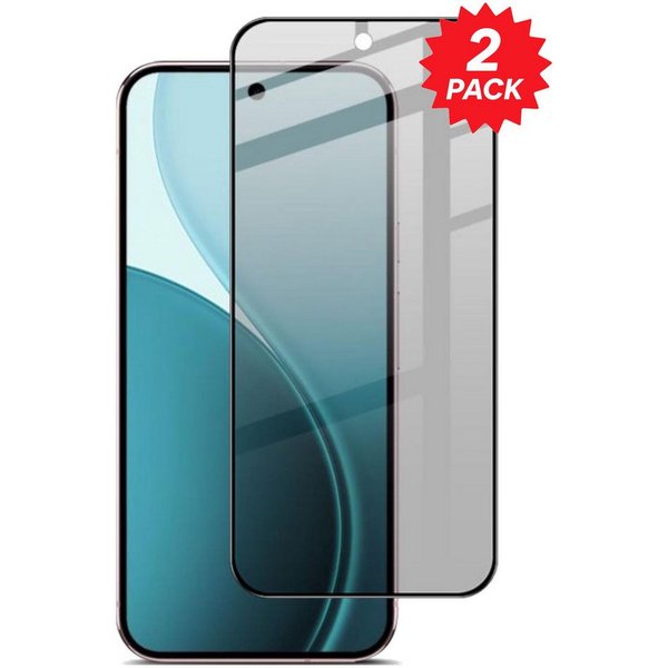 Wigento Displayschutzglas Privacy 2x für Google Pixel 11 / 11 Pro Display 9H Glas Blickschutz für Google Pixel 11 / 11 Pro, Spar Set Privacy Display Schutz Glas
