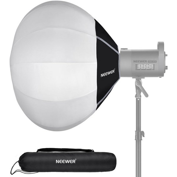 Neewer Softbox NS26L 65cm Laternen Softbox, Schnellentriegelung, 360° Lichtdiffusor, mit Bowens Halterung, für RGB CB60 CB60B CB200B MS60B MS60C MS150B