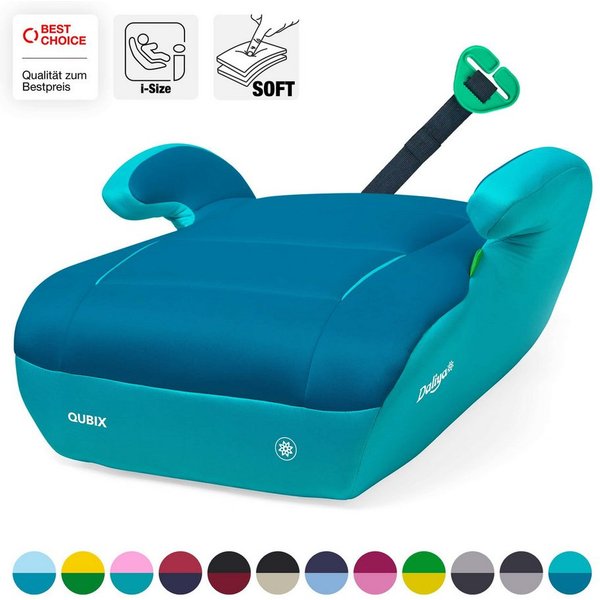 Daliya® Kindersitzerhöhung QUBIX I-Size Sitzerhöhung, Kindersitzerhöhung, Kindersitz, ab: ab 6 Jahre oder 125cm Körpergröße, bis: bis 12 Jahre oder 150cm Körper