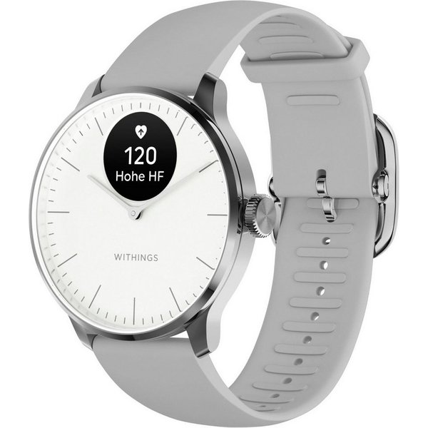 Withings ScanWatch Light 37mm RoseGold, Akku bis 35 Tage, 50 M Wasserdicht Smartwatch (0,63 Zoll), Leicht, elegant, langlebig, hybride, für tägliches Gesundheit