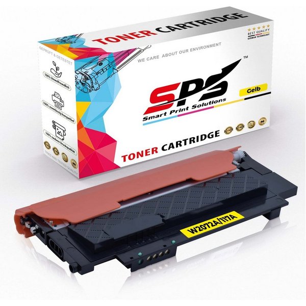 SPS Tonerkartusche Kompatibel für HP Color Laser MFP 179FWG / W2072A / 117A Toner Gelb, (1er Pack, 1-St., 1 x Toner (Für HP W2072A Gelb)