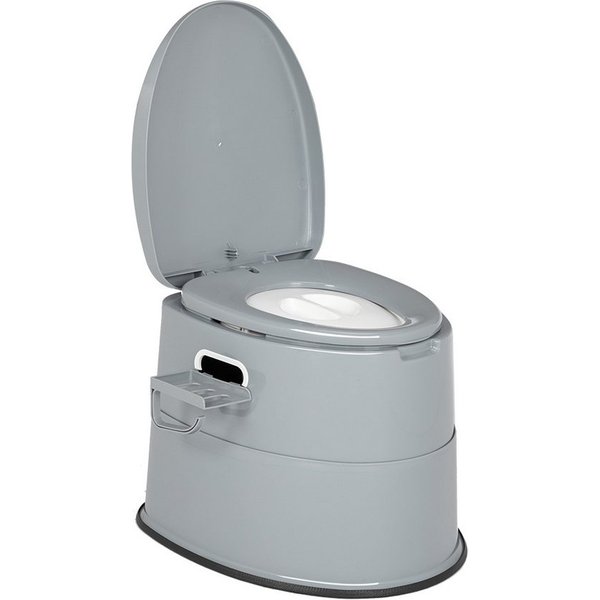 Bonnlo Campingtoilette tragbar, mobile Toilette mit Sitz, Deckel und Toilettenpapierhalter, (1-St), Leicht, stabil, multifunktional & leicht zu reinigen